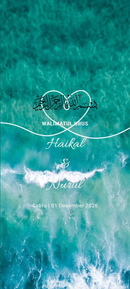 Zara digital wedding invitation card design